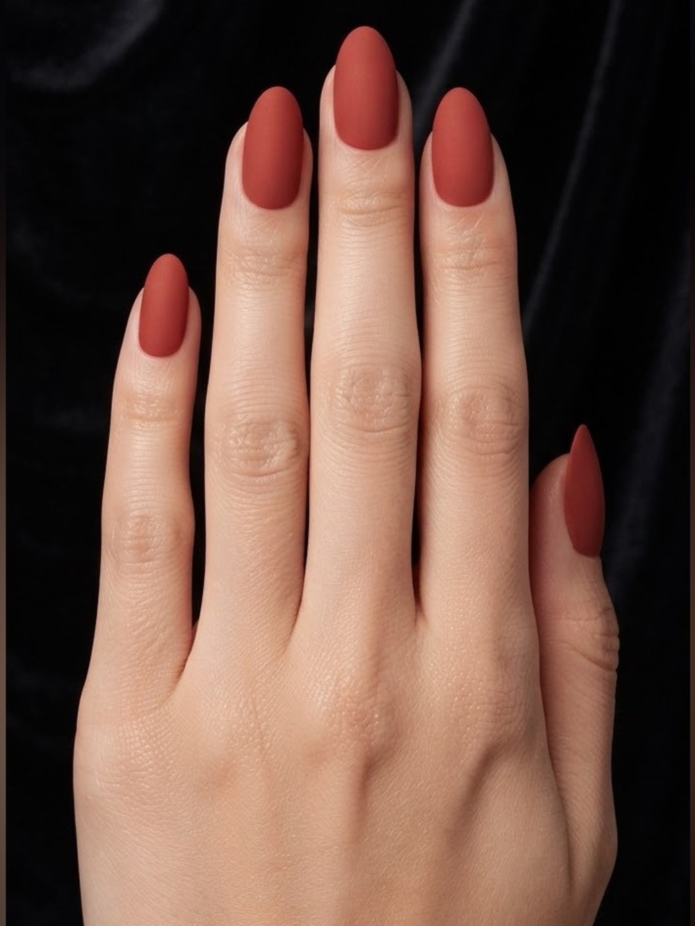 Matte Ruby Red high quality Press-On nails 24 pack NWT